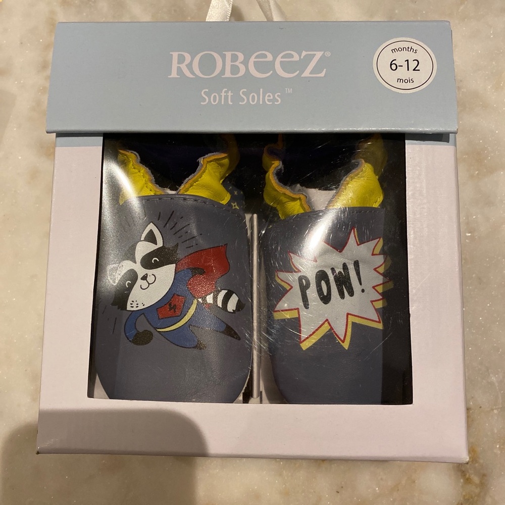 Baby Robeez Soft Sole Shoes 6-12 Months